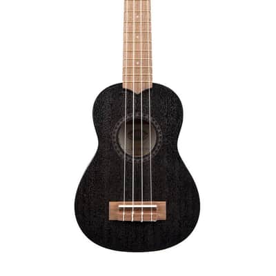 Kala KA-15S-BLK Black Satin Mahogany Soprano Ukulele image 1