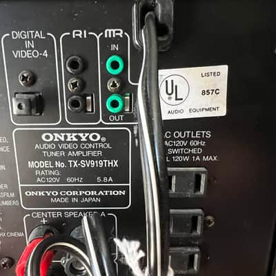Onkyo Integra TX-SV919THX A/V Control Tuner Amplifier Receiver, Good Working Condition image 8