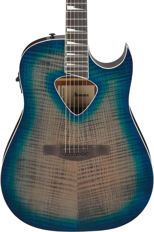 Ibanez Altstar ALT50FA Acoustic-electric Guitar - Blue Doom Burst image 1