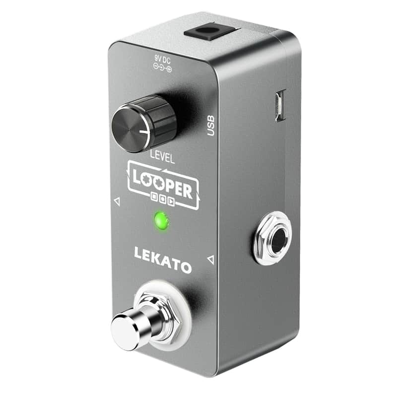 LEKATO Guitar Looper Effect Pedal Loop Pedal 5 Minutes Looping Time Looper Pedal ONE Looper Unlimited Overdubs image 1