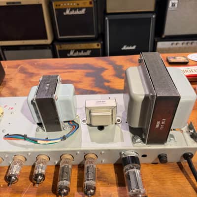 Unknown Lightning 15 Style Recording Guitar Ampifier w/ Matchless Transformers in Old Fender 2-Tone Cabinet image 9