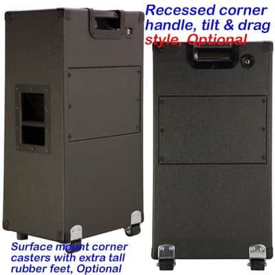 2x12 Vertical Guitar Speaker Cabinet 8 ohms Orange Tolex W/Celestion Vintage 30 Speakers US MADE image 5