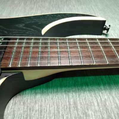 10S Metal Electric Guitar Ash Body and 5-Piece Neck  in Satin Black image 11