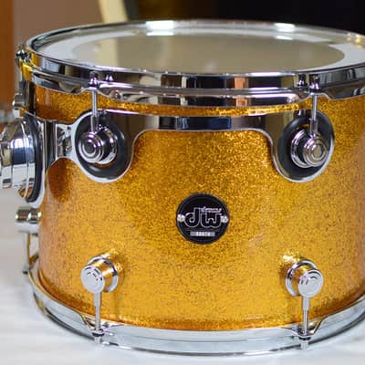 DW RAMMSTEIN Performance FP Gold Sparkle Shell Kit 3-piece image 2