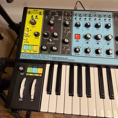 Moog Matriarch 49-Key Semi-Modular Analog Synthesizer 2019 - Present Black / Multi-Colored Panel image 2