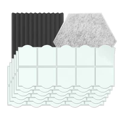 120 Pack Double-Sided Adhesive Tape for Acoustic Soundproofing Foam Panels Strong Pad Mounting, Heavy Duty Wall Adhesive Squares image 1