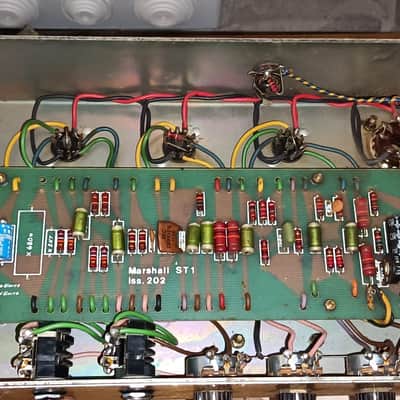 MARSHALL 1992 JMP Super Bass 100w of 1977 with her Cabinet 4x12 image 19