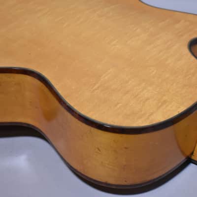 1950s Harmony H62 Meteor Archtop Electric Natural w/Bag image 14