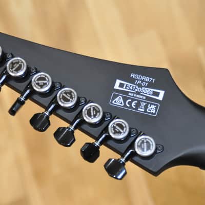 IBANEZ RGDRB71 BKF Black Flat / Iron Label Series / 7-String Baritone / RGDRB71-BKF / I251109407 image 13