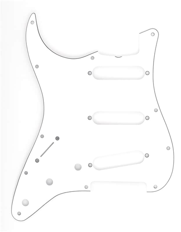 Fender 005-1505-000 '68 Stratocaster Left-Handed 11-Hole Pickguard 3-Ply image 1