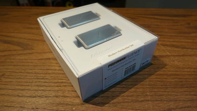 Fishman Modern Humbucker Set - Brushed Stainless 2024 image 1
