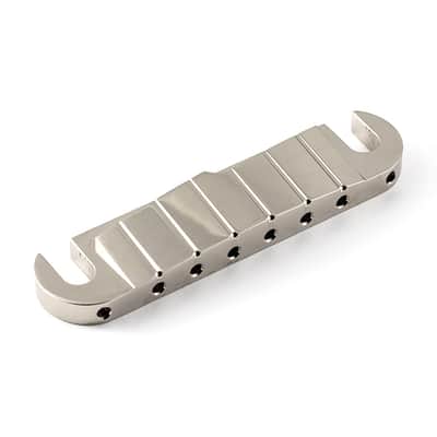 ABM 3022 PRS Style Wraparound Bridge Tailpiece (Nickel, Aluminium) image 2
