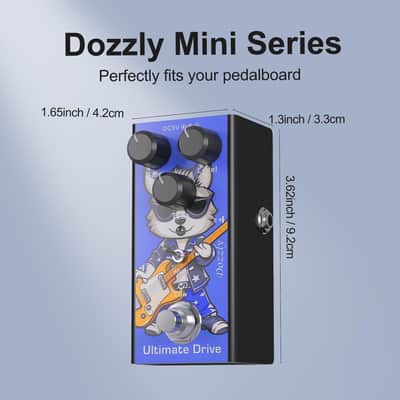 Dozzly Overdrive Guitar Pedal Ultimate Drive Electric Guitar Effects Pedal DC 9V True Bypass image 2