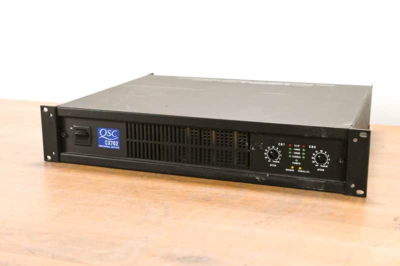 QSC CX702 2-Channel 700W Power Amplifier CG0103B image 1