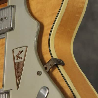 Kay Jazz II w/Barney Kessel Kleenex pickups 1960s Blonde image 15