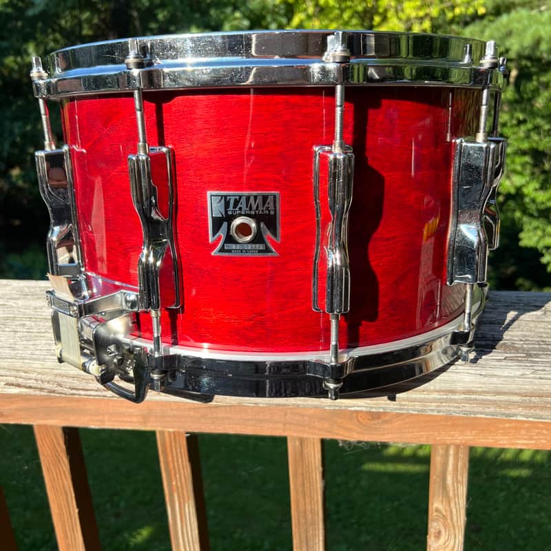 Tama AW458 Superstar Mastercraft Artwood Birch 8x14" Snare Drum with Roller-Action Strainer