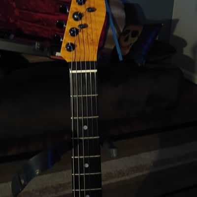 Warmoth Telecaster 2016 - Amber burled maple image 5