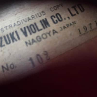Suzuki model 102 size 1/2 violin, Japan 1971, with case & | Reverb