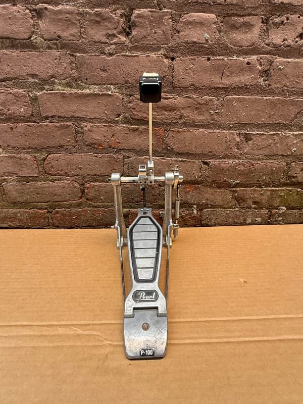 Pearl P-100 Single Bass Drum Kick Pedal - Chain Drive - Used, Good Condition image 1