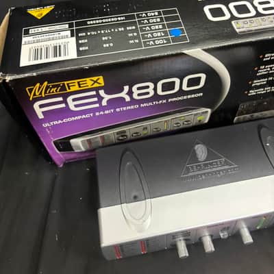 Behringer MiniFEX FEX800 Stereo Multi Effects Processor 24 Bit Rack Unit Tested imagen 4