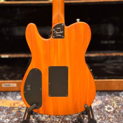 Fender American Acoustasonic Telecaster with Hard case 2019 - Present - Sunburst image 9