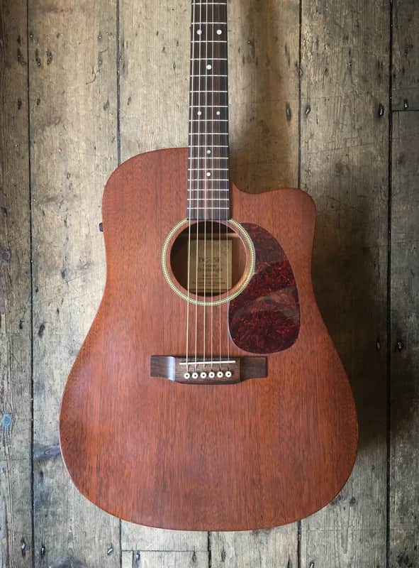 2006 Martin DC15E  Electro Acoustic Dark Natural & Hardshell case image 1