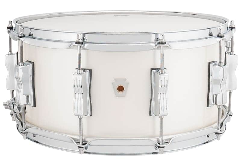 Ludwig NEUSONIC 6.5″X14″ SNARE DRUM SILVER SILK image 1
