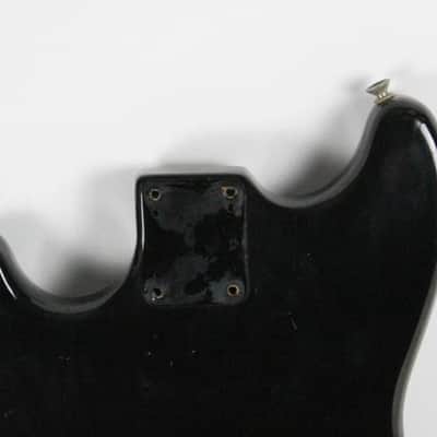 1977 Vintage Fender Musicmaster Bass Original Black Finish BODY ~CLEAN~ USA 1970s image 5
