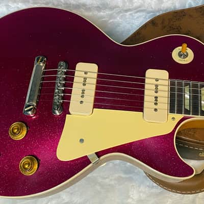 NEW ! Gibson Custom Shop Murphy Lab '56 Les Paul - All Pink Sparkle Reissue - Ultra Light Aged - 8.5 lbs - Authorized Dealer - G05152 image 3