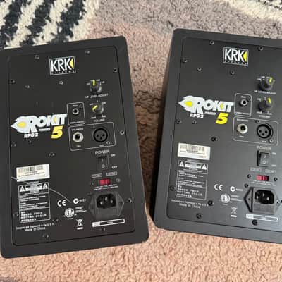 KRK RP-5 Rokit G2 2-Way 5" Active Studio Monitors (Pair) 2009 - 2013 - Black image 2