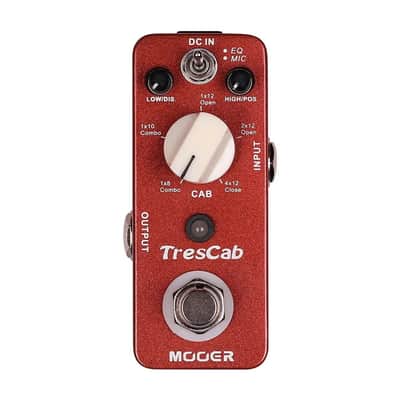 Mooer TresCab Digital Cabinet Simulation Pedal True Bypass,price include the import duty for US buyer image 1