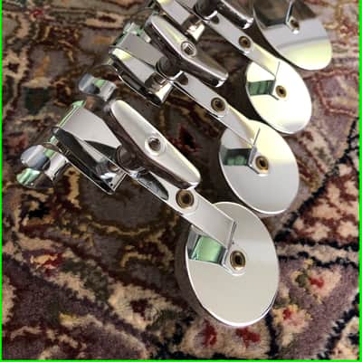 Sonor Germany HiLite Drum Chrome Clip-On Mute / Muffler / Damper ORIGINAL SET OF FOUR image 3