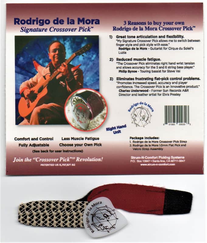 Thumb Pick - Rodrigo de la Mora Signature Crossover - Red image 1