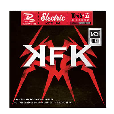 Dunlop KKN1052 Icon Series Kerry King Signature Nickel 7-String Electric Guitar Electric Guitar Strings (10-52)