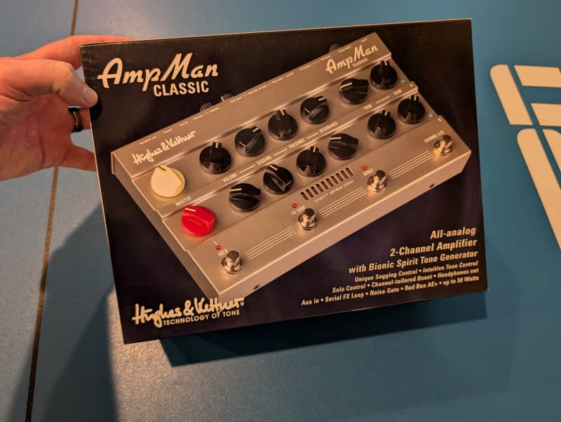 Hughes & Kettner AmpMan Classic 50-Watt Pedalboard Guitar Amp 2021 - Present - Light Gray image 1