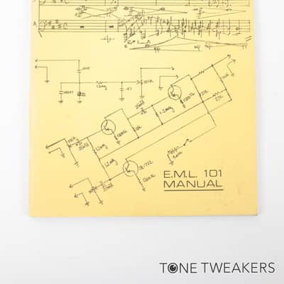 EML ELECTROCOMP-101 Original Owners Manual analog modular VINTAGE SYNTH DEALER image 1