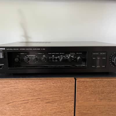 Yamaha Preamp Natural Sound C-50 1980-1983 - Black image 6