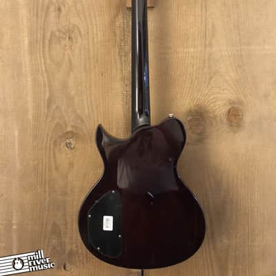 Washburn WI-64DL Idol Singlecut Electric Guitar Quilt Top Tobacco Sunburst image 5