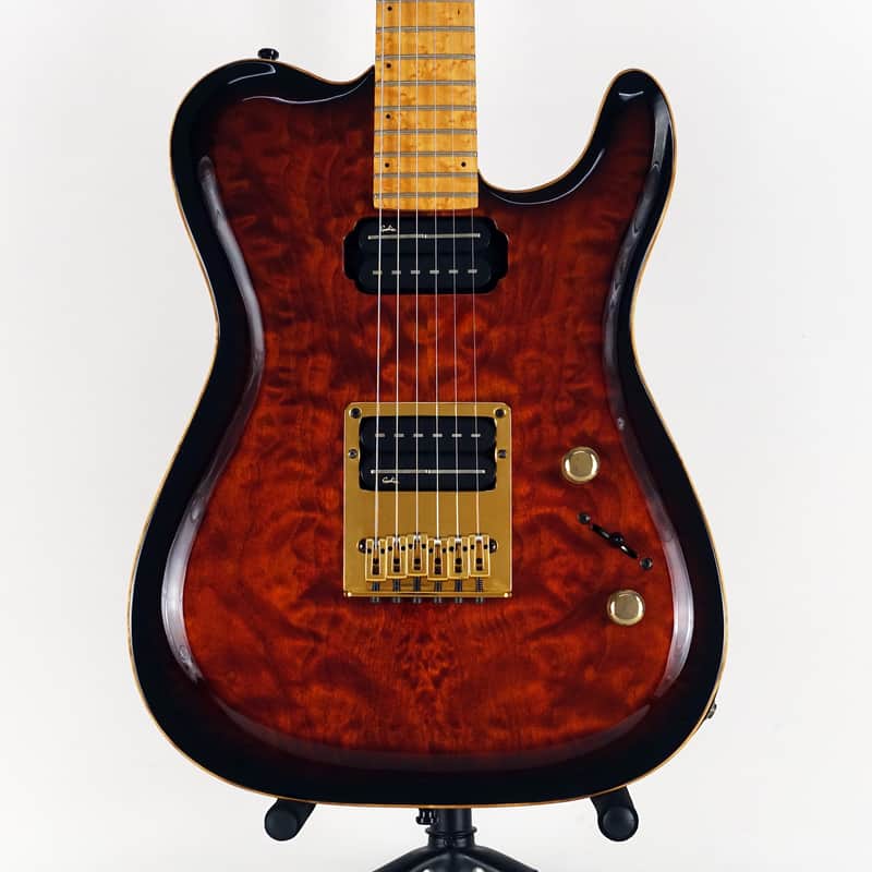 1995 Godin Artisan TC Quilt Top Sunburst with Hardshell Case image 1