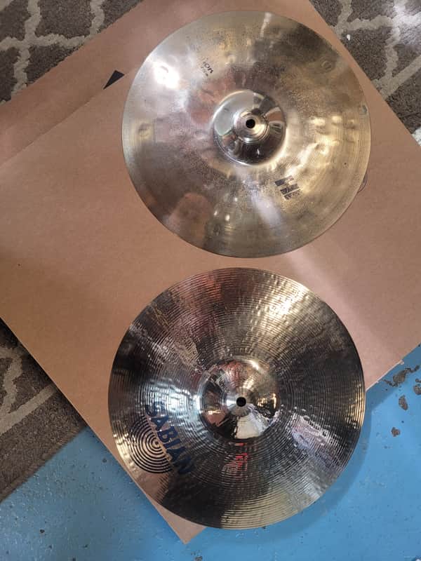 Sabian HHX Evolution 14" Hi hats - Brilliant finish image 1