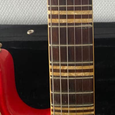 Hofner 176 Galaxie Deluxe + Hardcase 1965 - Red image 9