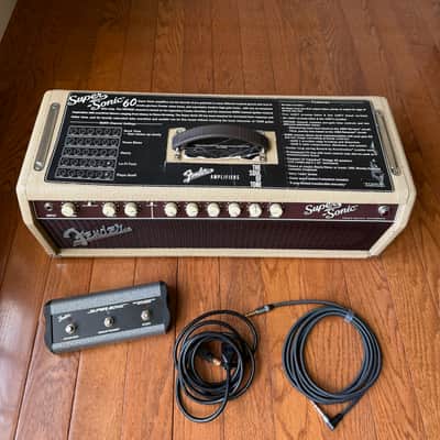 Fender Super-Sonic 60 Guitar Amp Head - Blonde image 14