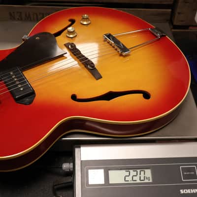 Gibson 1966 ES-125TC Cherry Sunburst image 7