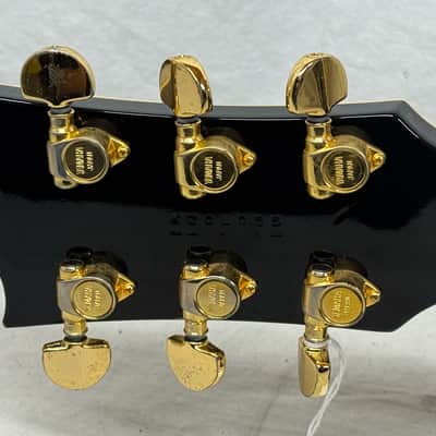 Yamaha Super Axe SA-2100 SA2100 Semi-Hollowbody Guitar with Epiphone Case - MIJ Made In Japan - Black image 9