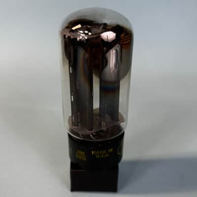 1960 Philco 5U4GB Vintage Baldwin Black plate Side Getter Rectifier Tube! T368 image 4