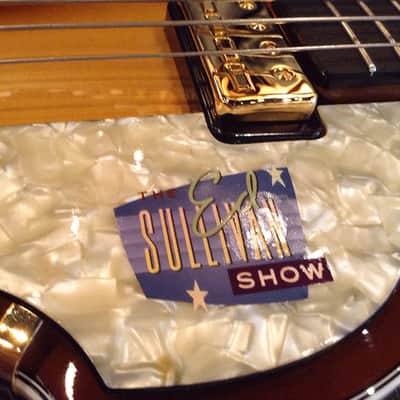 Horfner Limited Edition Beatle Bass 1962 Ed Sullivan Show Electric Violin Bass Right Handed Sunburst image 3