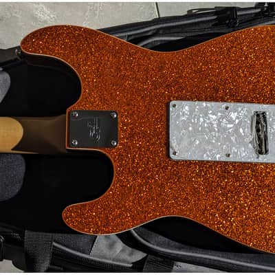 2023 G&L USA Build to Order S-500 - Double Bound - Orange Metal Flake image 18