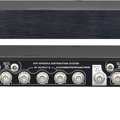 5 Way Active Wireless Antenna Distribution System for UHF Wireless Microphone System, 8 Outputs + 2 Cascade Ports,Antenna Amplifier for Antenna Paddle image 1