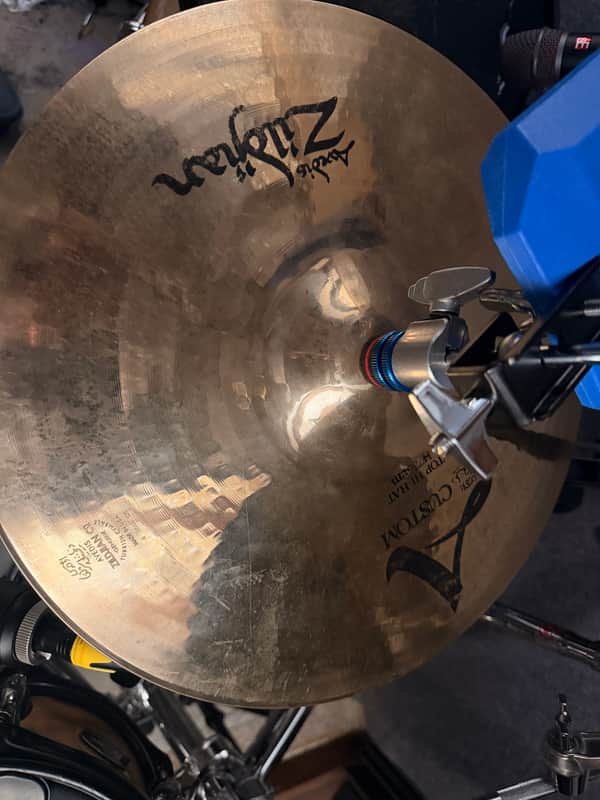 Zildjian 14" A Custom Hi-Hat Cymbals (Pair) 1991 - Present - Brilliant image 1