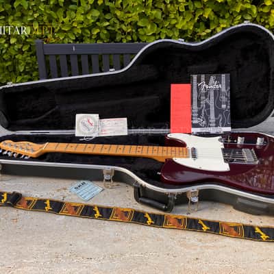 ♚SUPERB♚RARE♚Vintage 1999 Fender AMERICAN STANDARD TELECASTER USA♚MIDNIGHT WINE♚ image 1